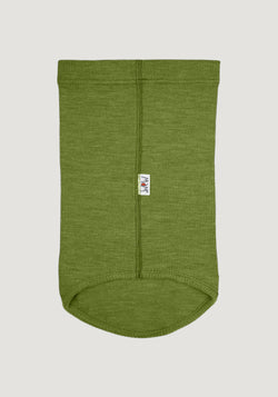 Fular circular din lână merinos - Garden Moss Green