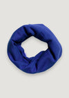 Fular circular din lână merinos - Royal Blue