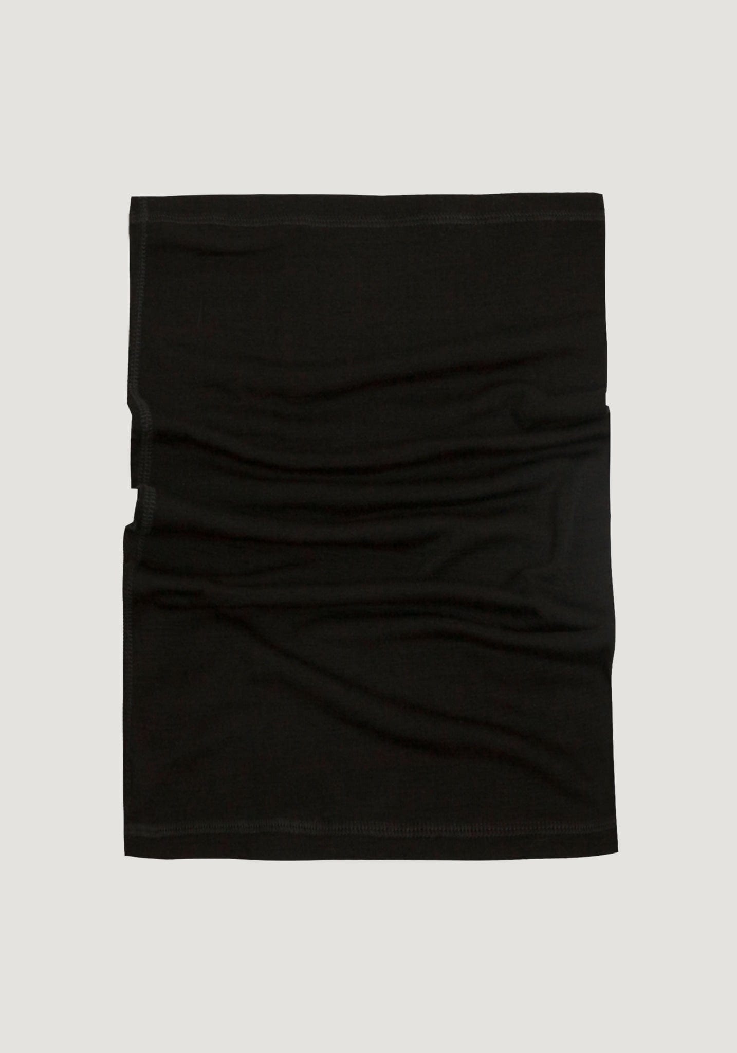 Fular tubular bărbați din lână merinos și mătase - Kenn Black Joha Man HipHip.ro
