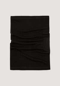 Fular tubular bărbați din lână merinos și mătase - Kenn Black Joha Man HipHip.ro