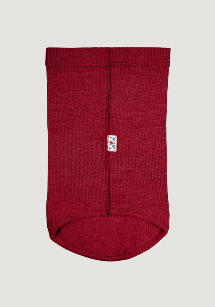 Fular circular din lână merinos - Wild Pomegranate