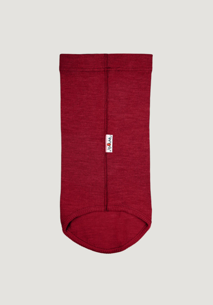 Fular circular lână merinos - Wild Pomegranate