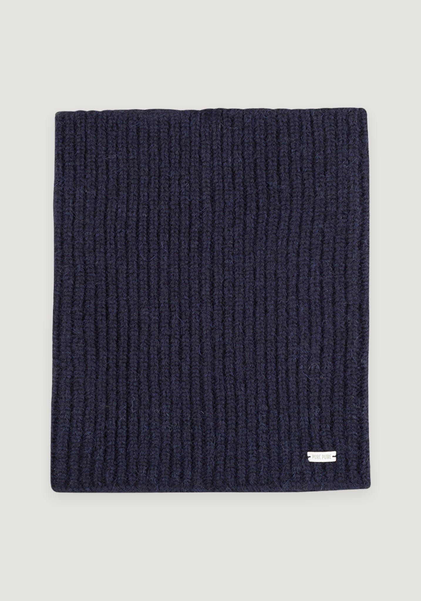 Fular tubular femei din baby alpaca, bumbac și lână - Marine Pure Pure HipHip.ro