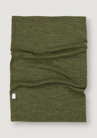 Fular circular femei din lână merinos - Basic Dark Olive onesize adulti