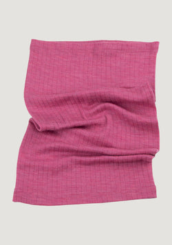 Fular circular femei din lână merinos - Basic Pink onesize adulti