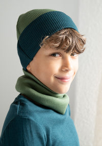 Căciulă seamless dublată din lână merinos - Arvid Greenery