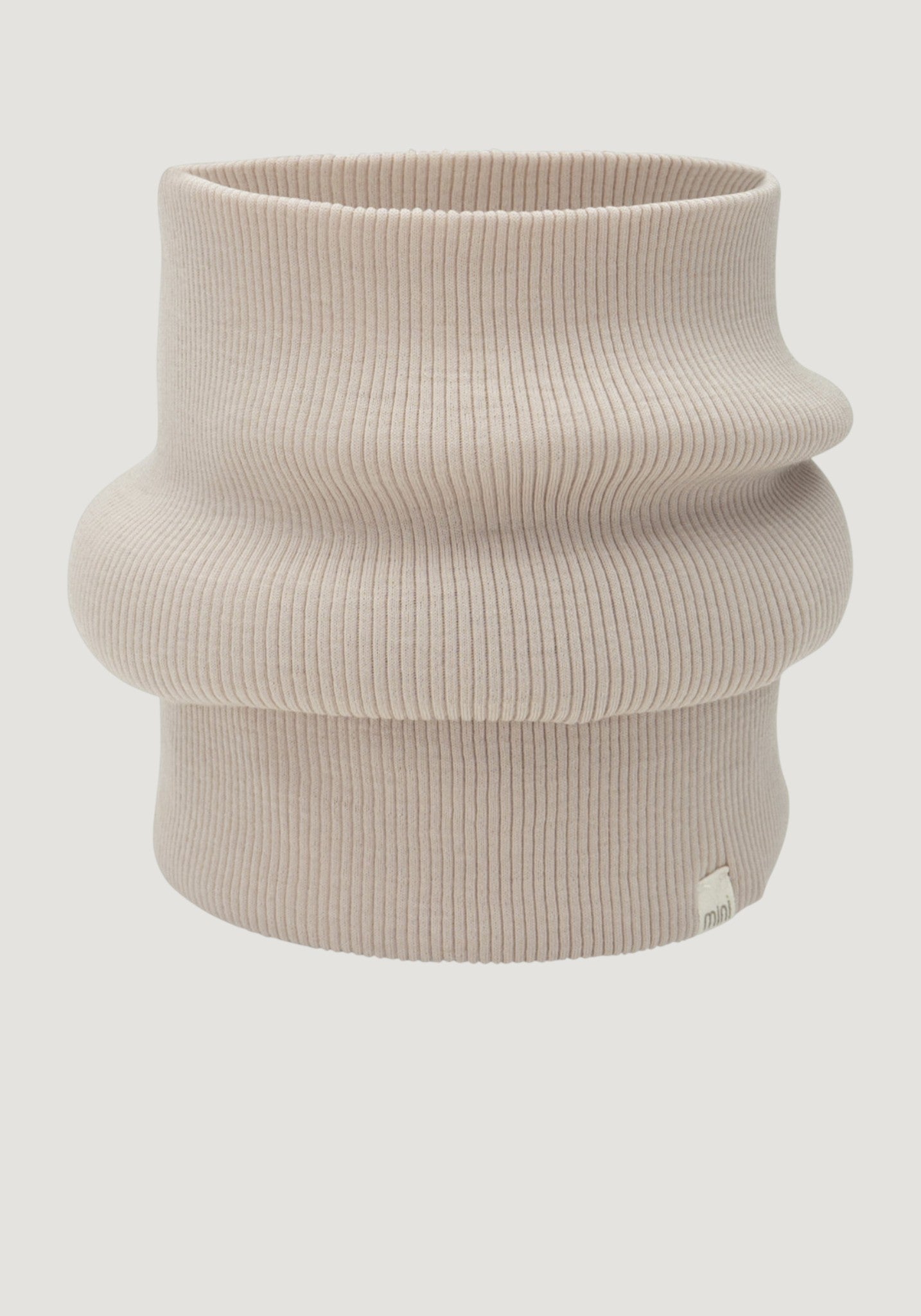 Fular circular seamless dublat din lână merinos - Argir Hemp