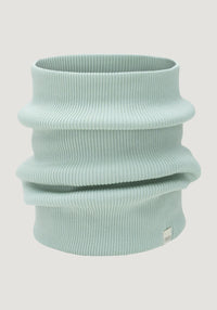 Fular circular seamless dublat din mătase - Birk Spearmint