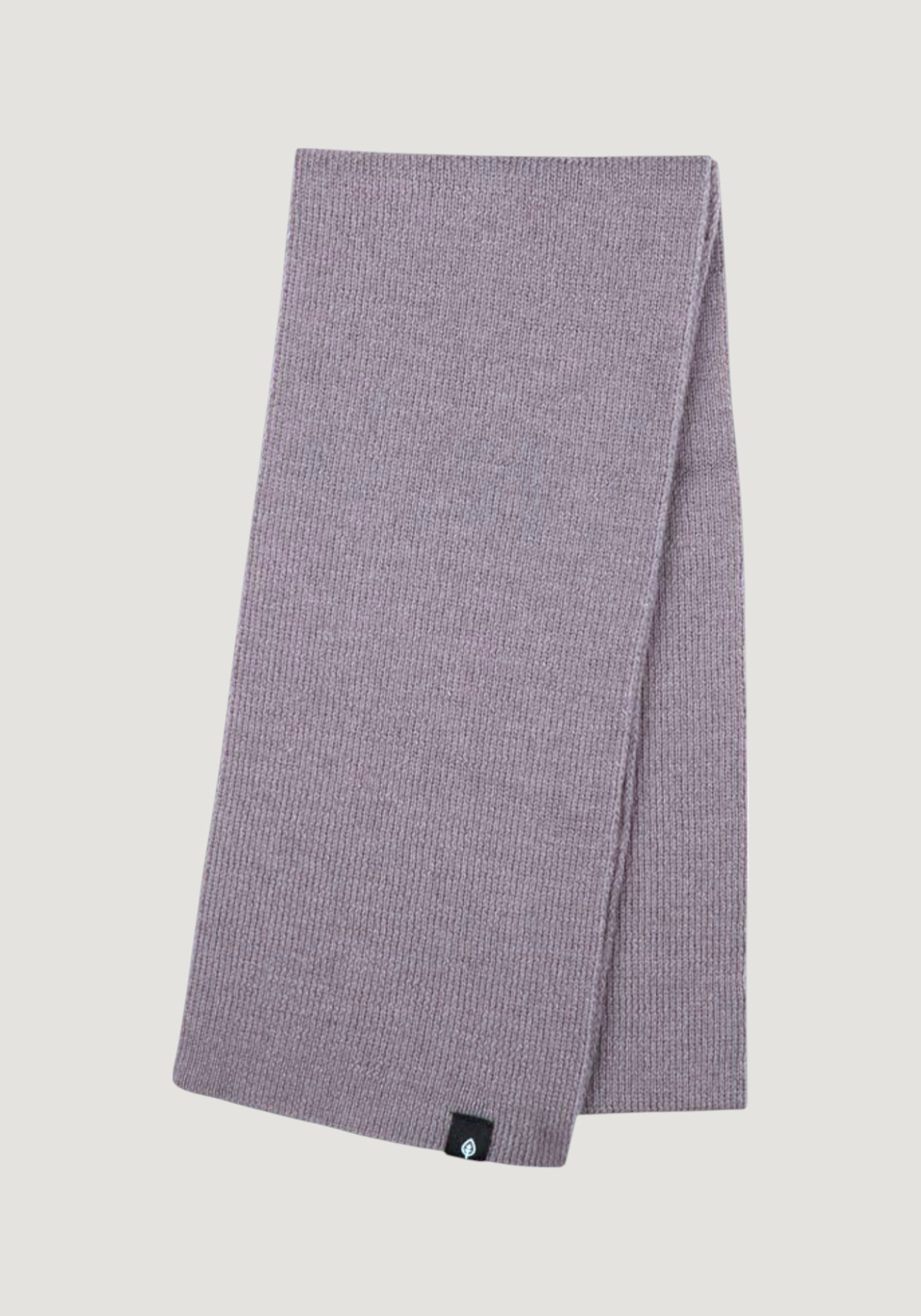 Fular din lână merinos, mătase și bumbac - Stone Gray