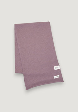 Fular din lână merinos - Mauve