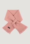 Fular fleece din lână merinos - Dusty Rose