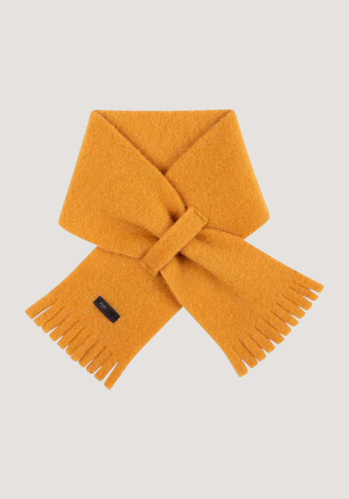 Fular fleece din lână merinos - Honey