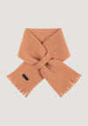 Fular fleece din lână merinos - Soft Caramel