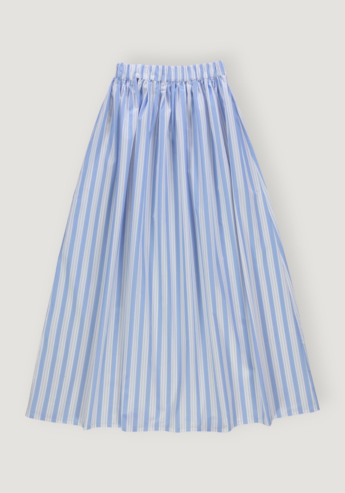 Fustă din bumbac - Chia Wide Blue/White Stripes