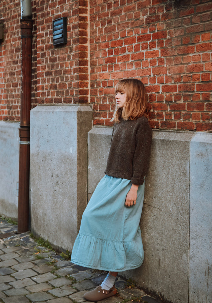 Fustă din muselina dublă de bumbac - Nemesie Arona