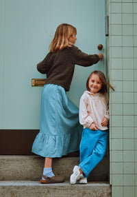 Fustă din muselina dublă de bumbac - Nemesie Arona