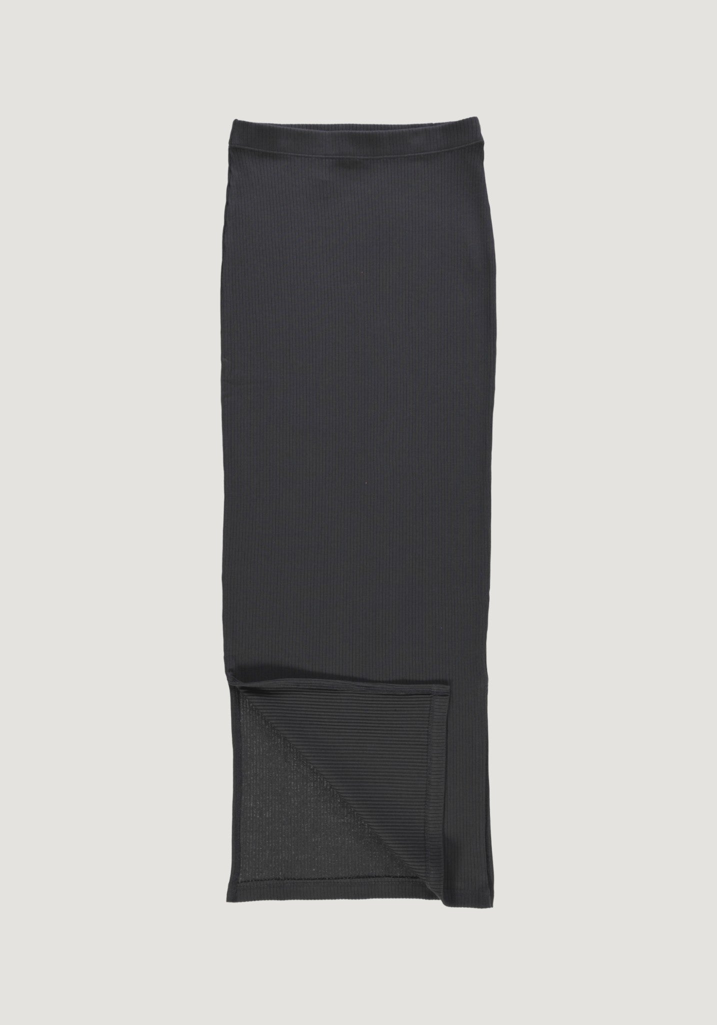 Fustă rib femei din bumbac - Hydrangee Pirate Black
