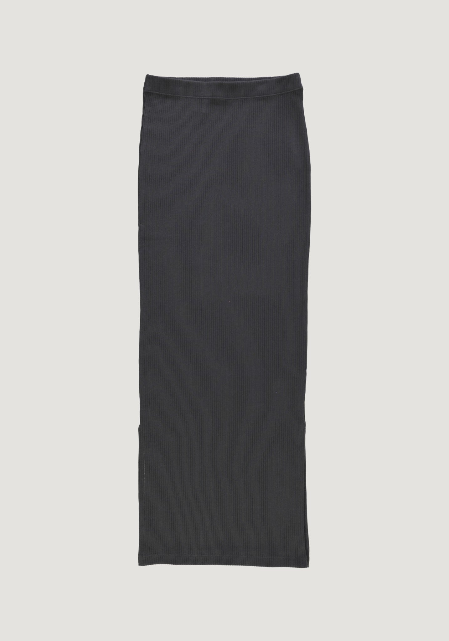 Fustă rib femei din bumbac - Hydrangee Pirate Black