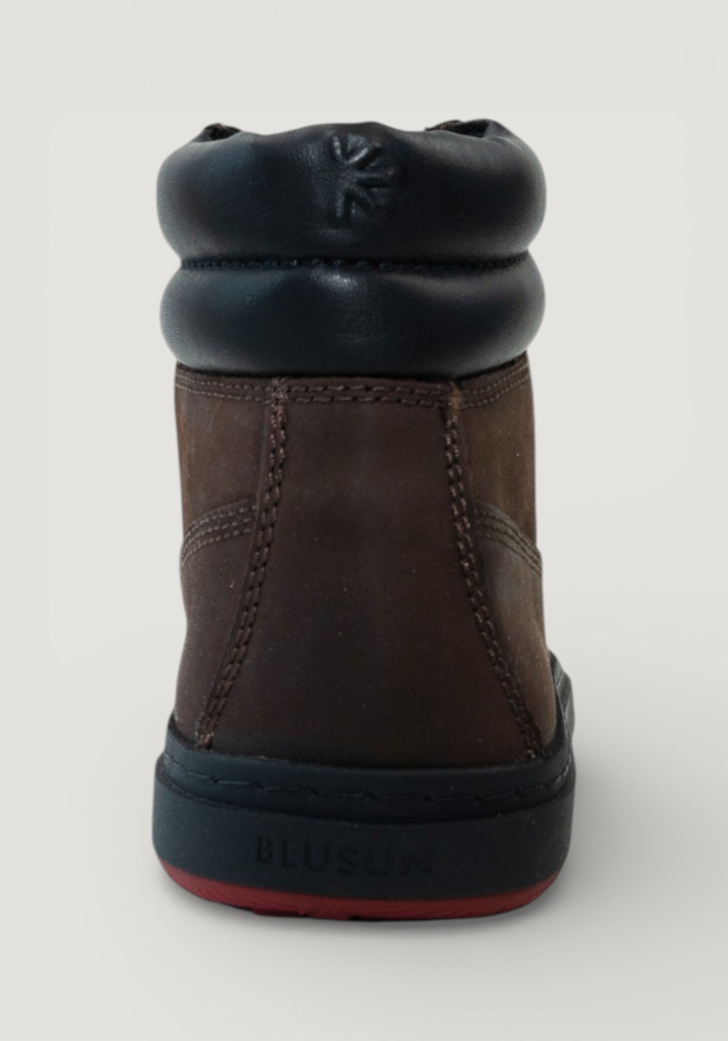 Ghete Barefoot bărbați din piele - Brown