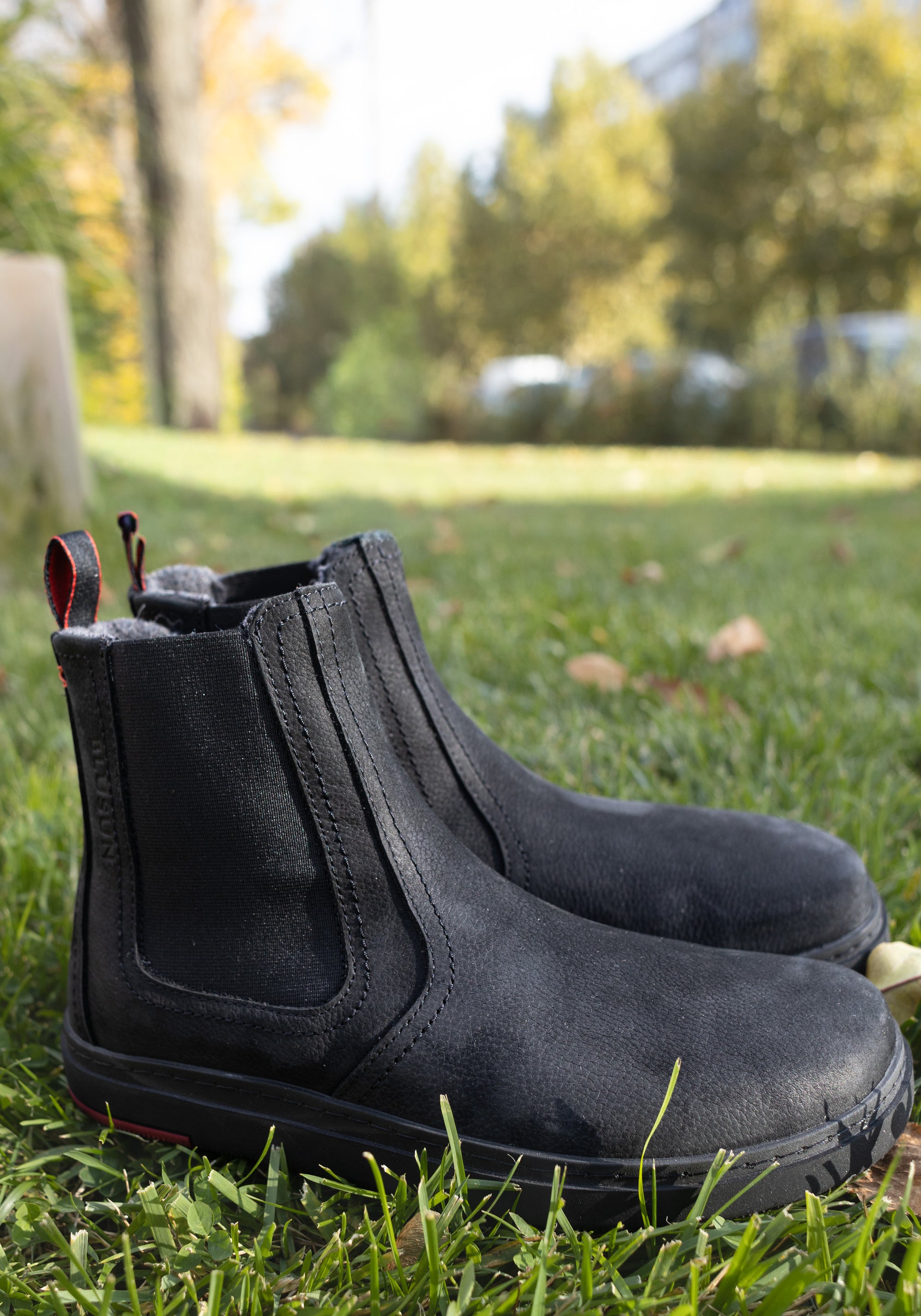 Ghete Barefoot cu membrană Primaloft îmblănite - Anthracite