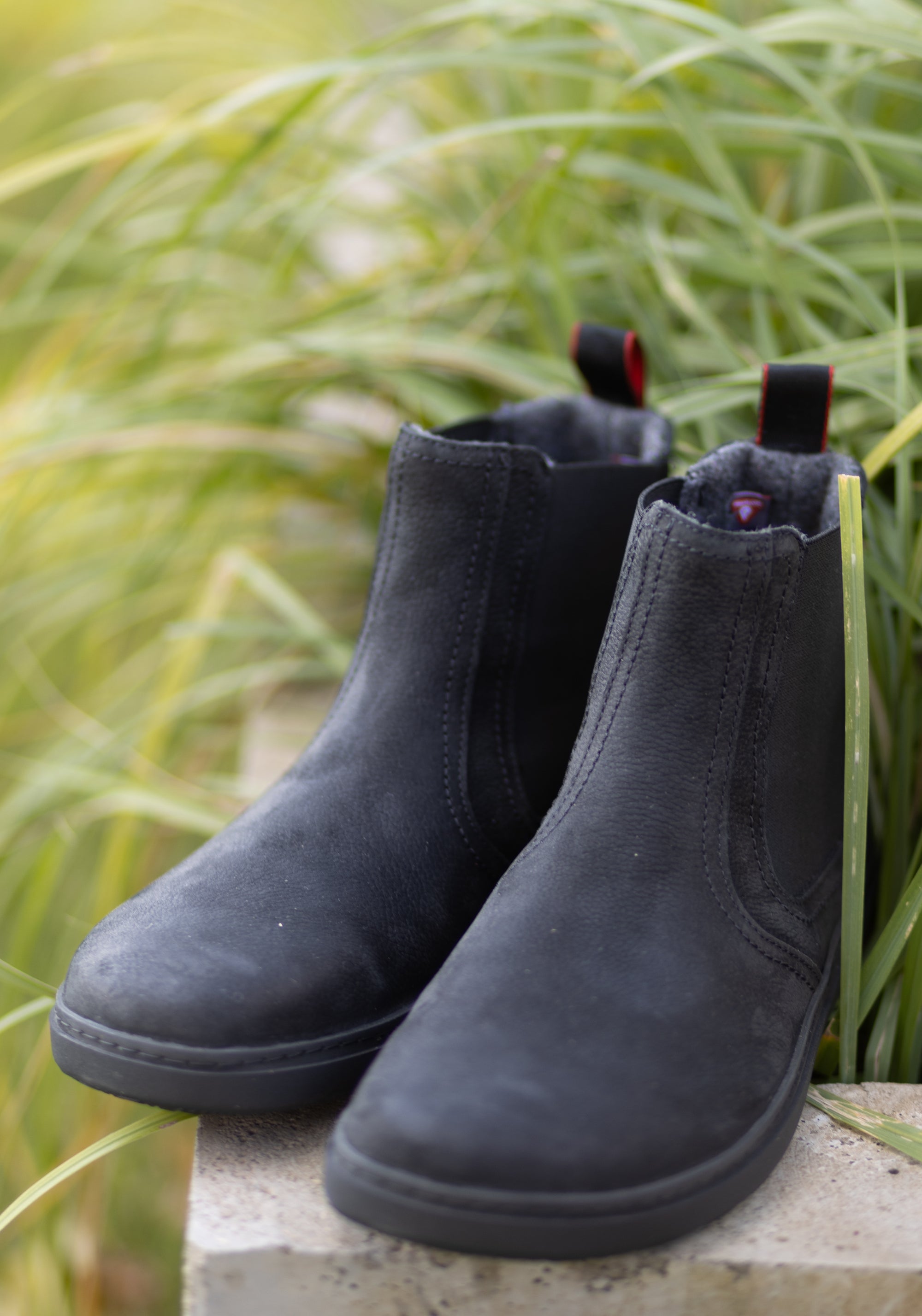 Ghete Barefoot cu membrană Primaloft îmblănite - Anthracite