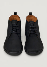 Ghete Barefoot din piele - Fea Black