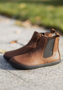 Ghete Barefoot din piele - Filas Chocolate
