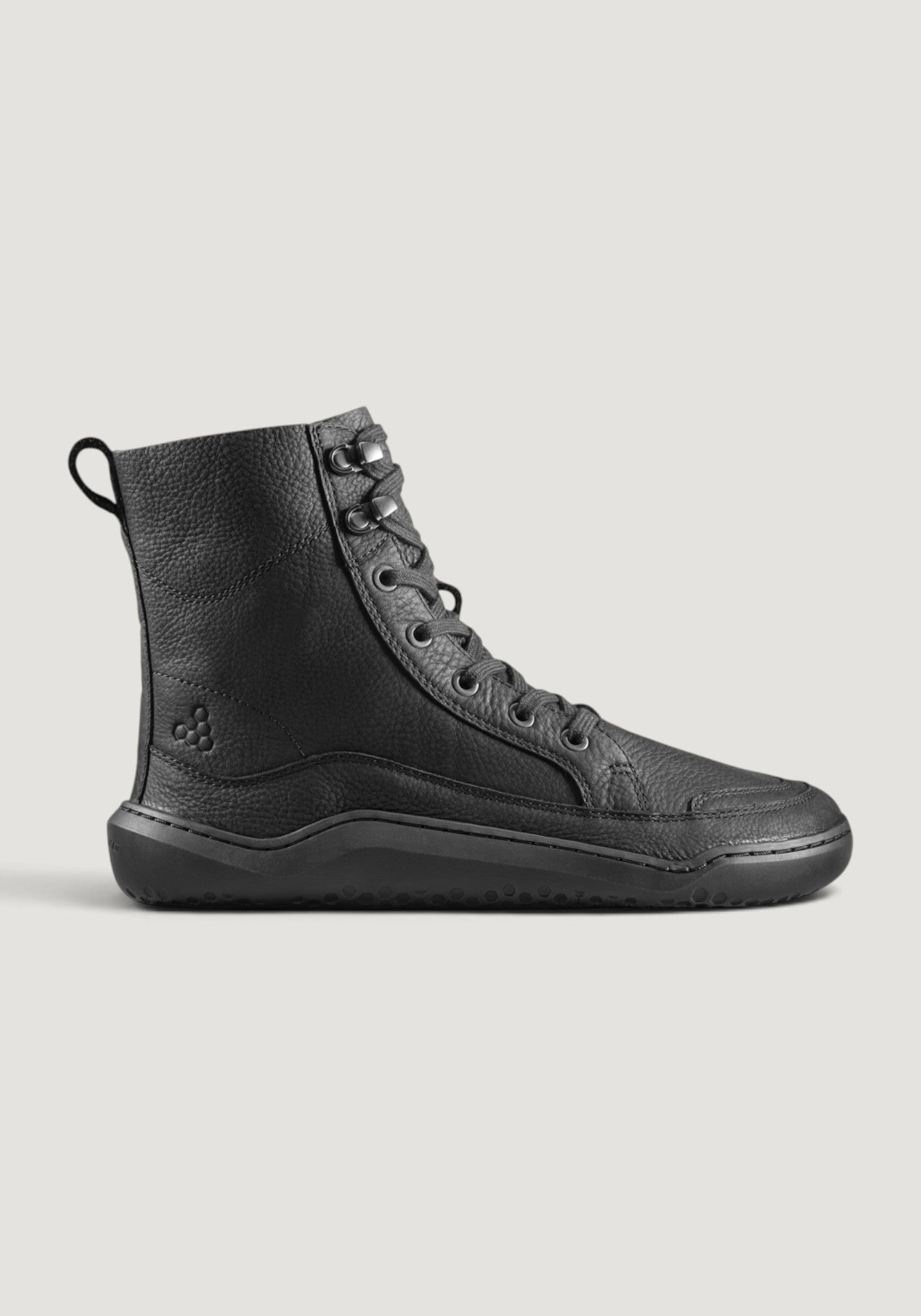 Ghete Barefoot din piele - Gobi Boot II Men Obsidian