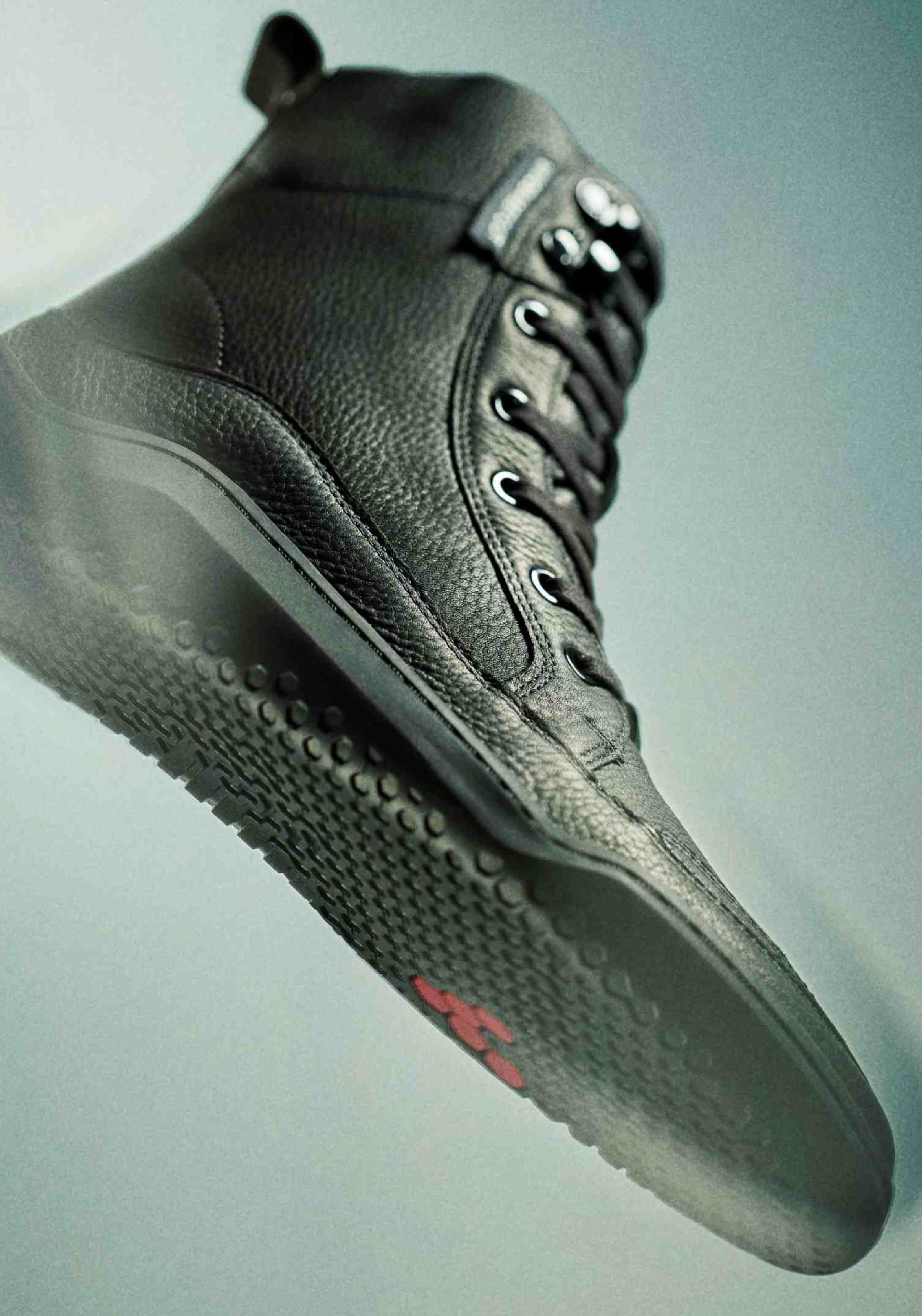 Ghete Barefoot din piele - Gobi Boot II Men Obsidian