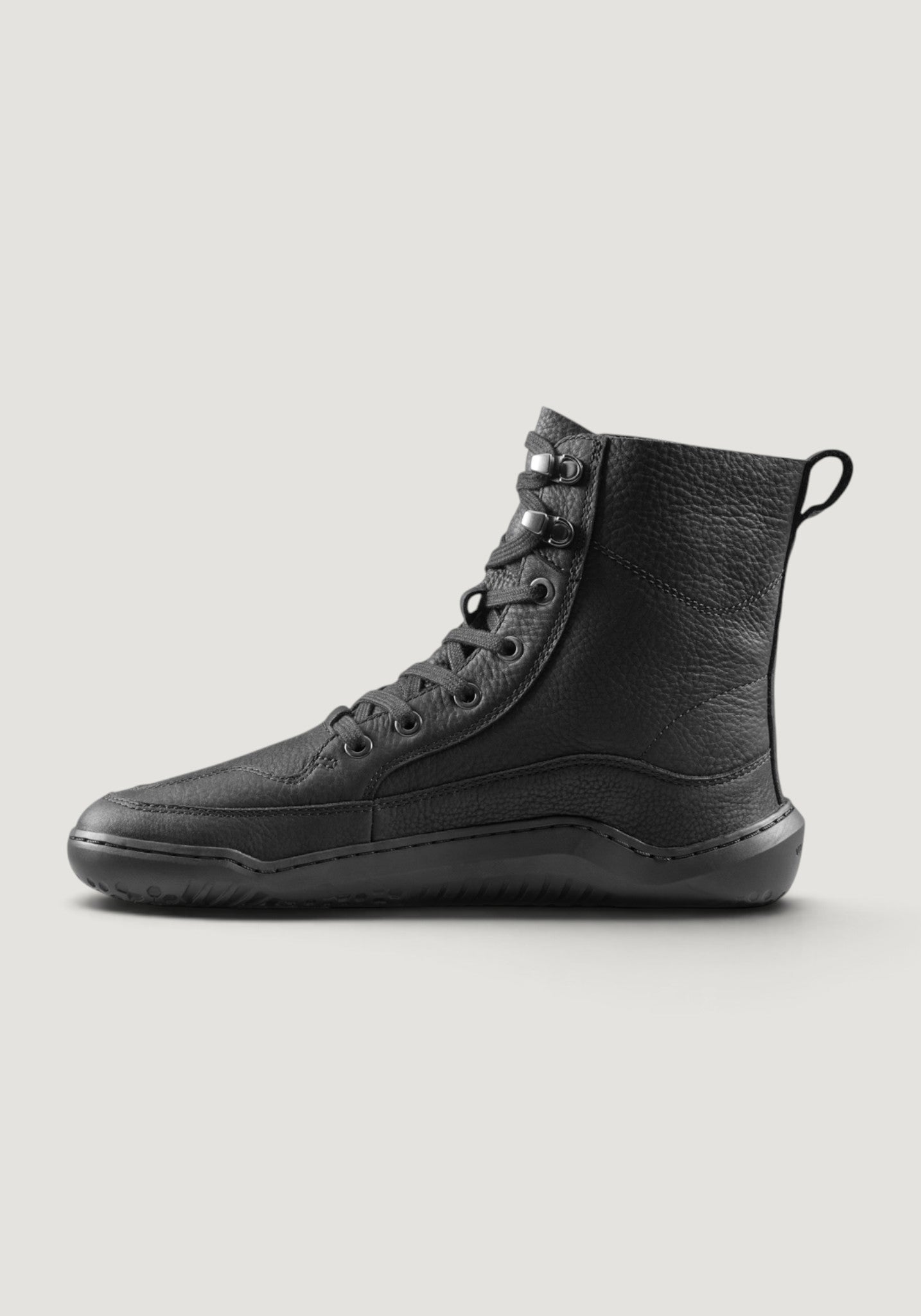Ghete Barefoot din piele - Gobi Boot II Women Obsidian