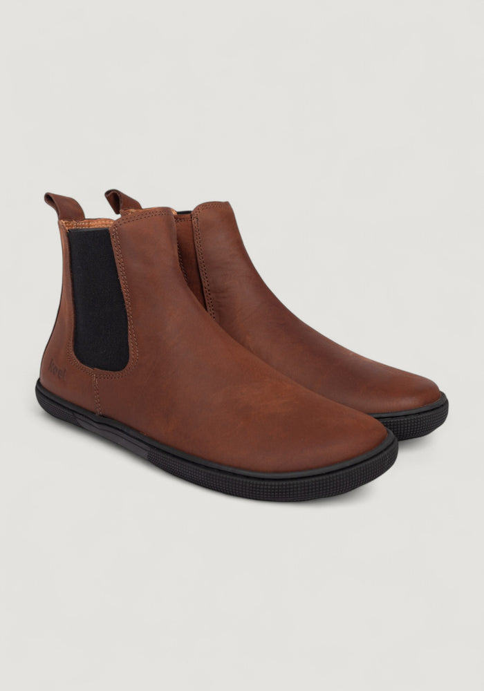 Ghete Barefoot femei din piele - Filas Chocolate