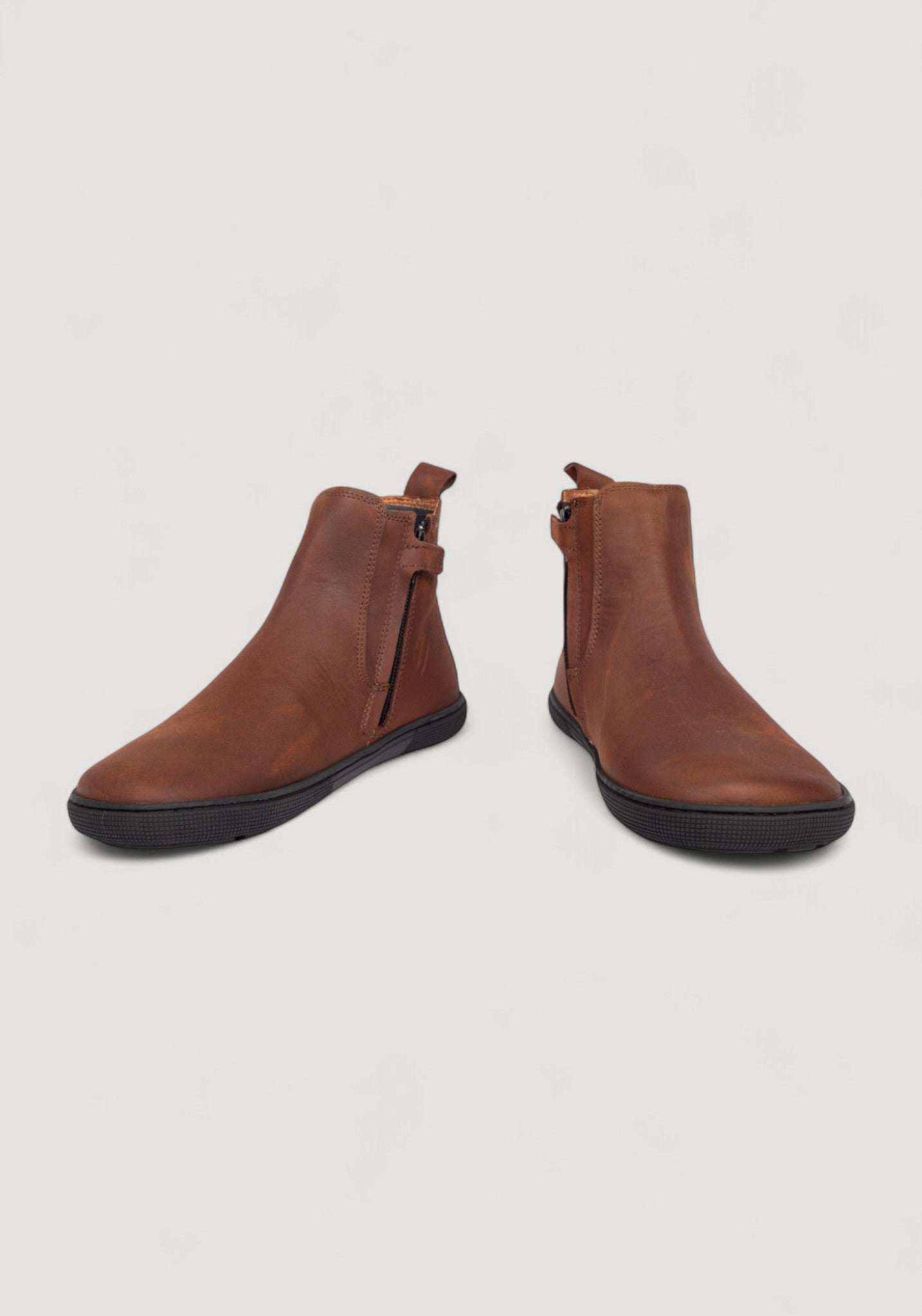 Ghete Barefoot femei din piele - Filas Chocolate