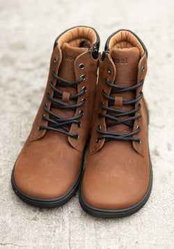 Ghete Barefoot femei din piele - Florence Chocolate