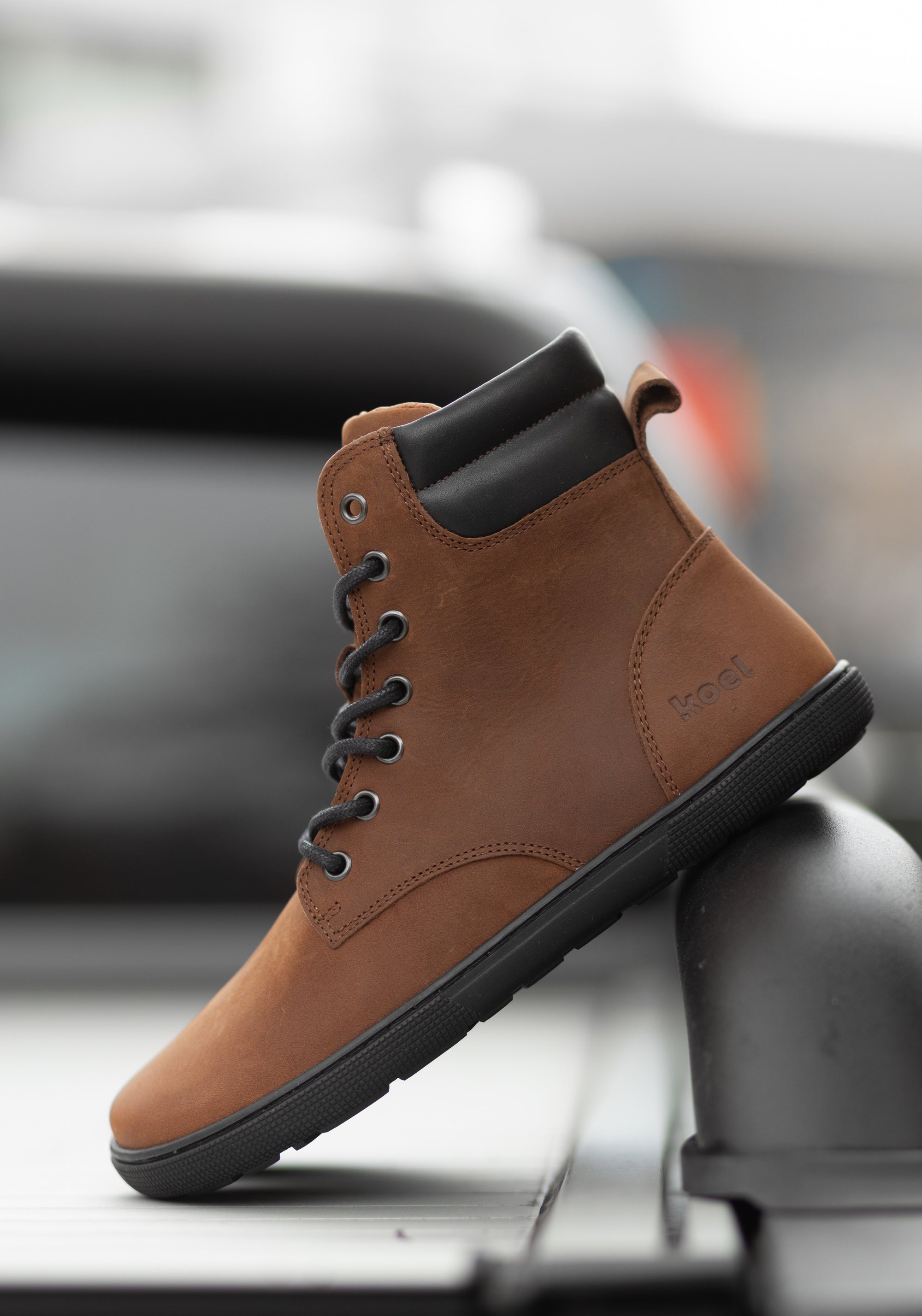 Ghete Barefoot femei din piele - Florence Chocolate