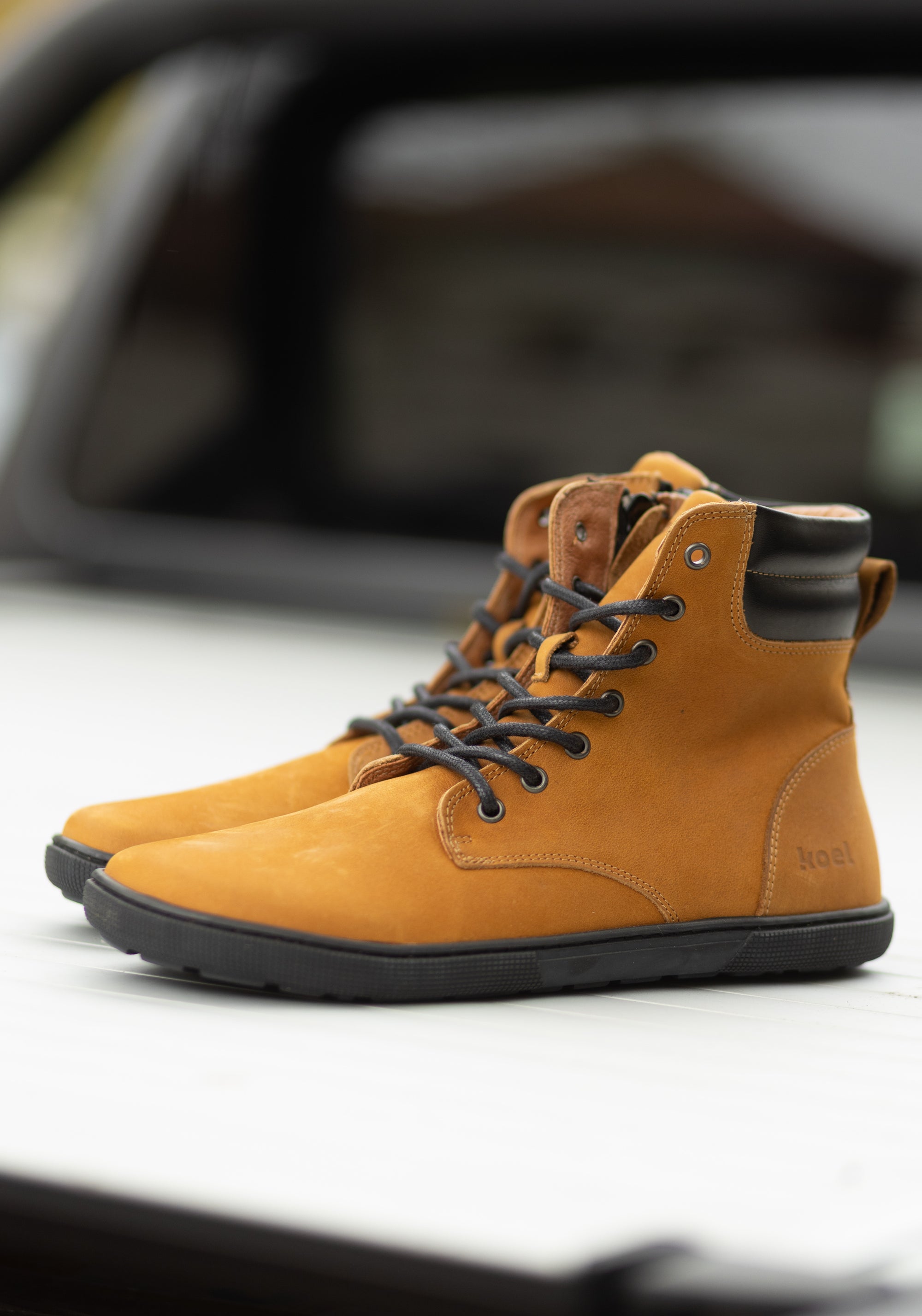 Ghete Barefoot femei din piele - Florence Miel