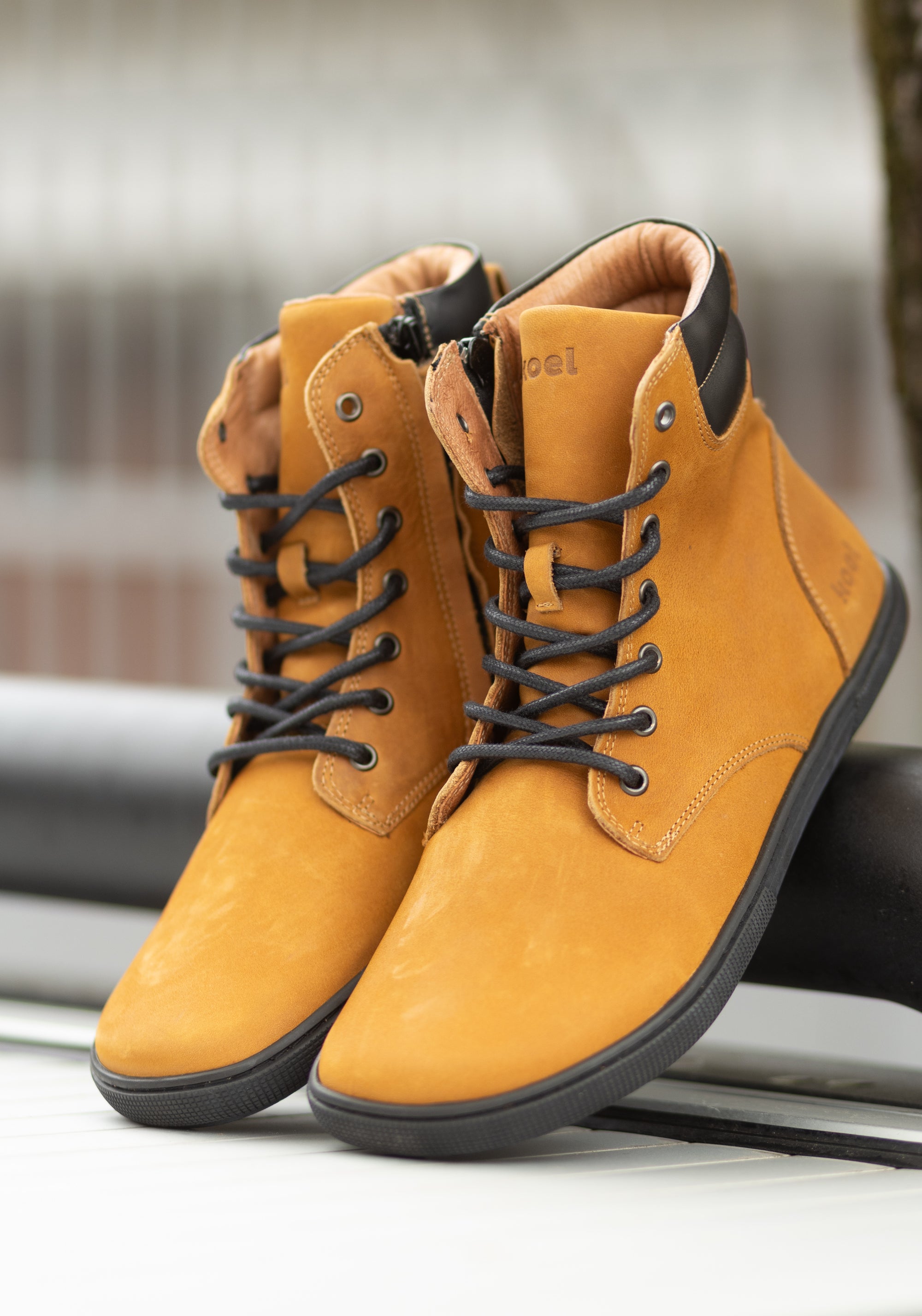 Ghete Barefoot femei din piele - Florence Miel