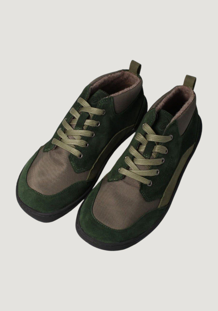 Ghete Barefoot îmblănite adulți - Revived Style Forest Green BLifestyle HipHip.ro