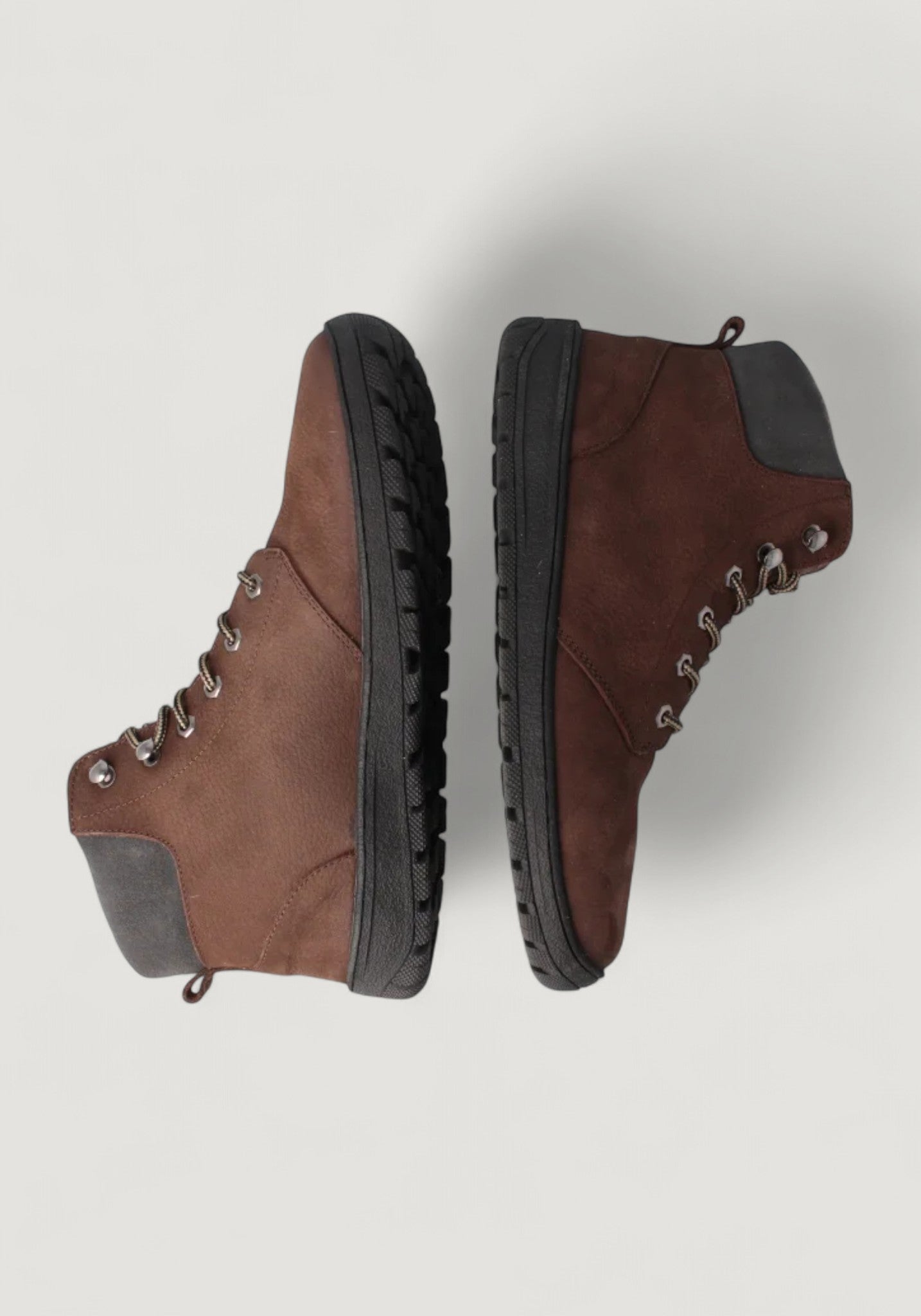 Ghete Barefoot îmblănite adulți - Street Style Chestnut