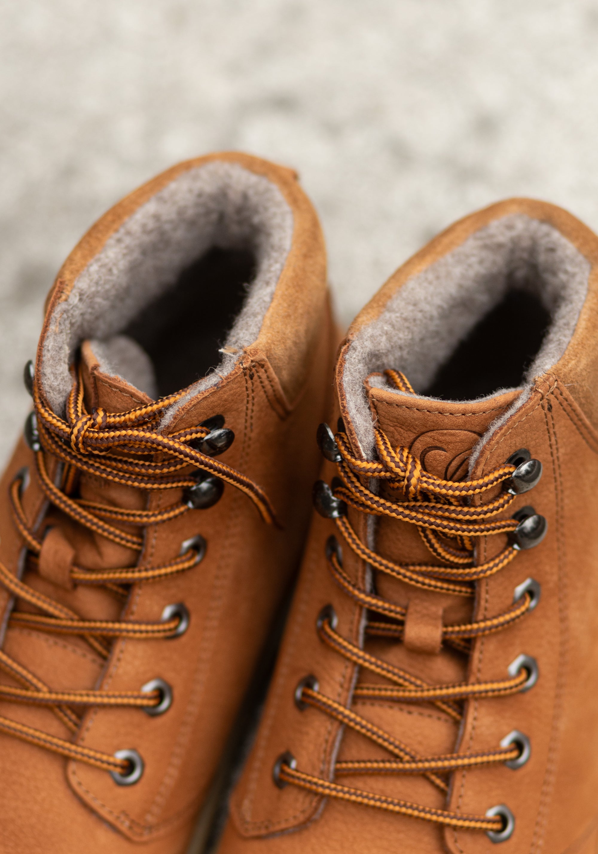 Ghete Barefoot îmblănite adulți - Street Style Hazelnut