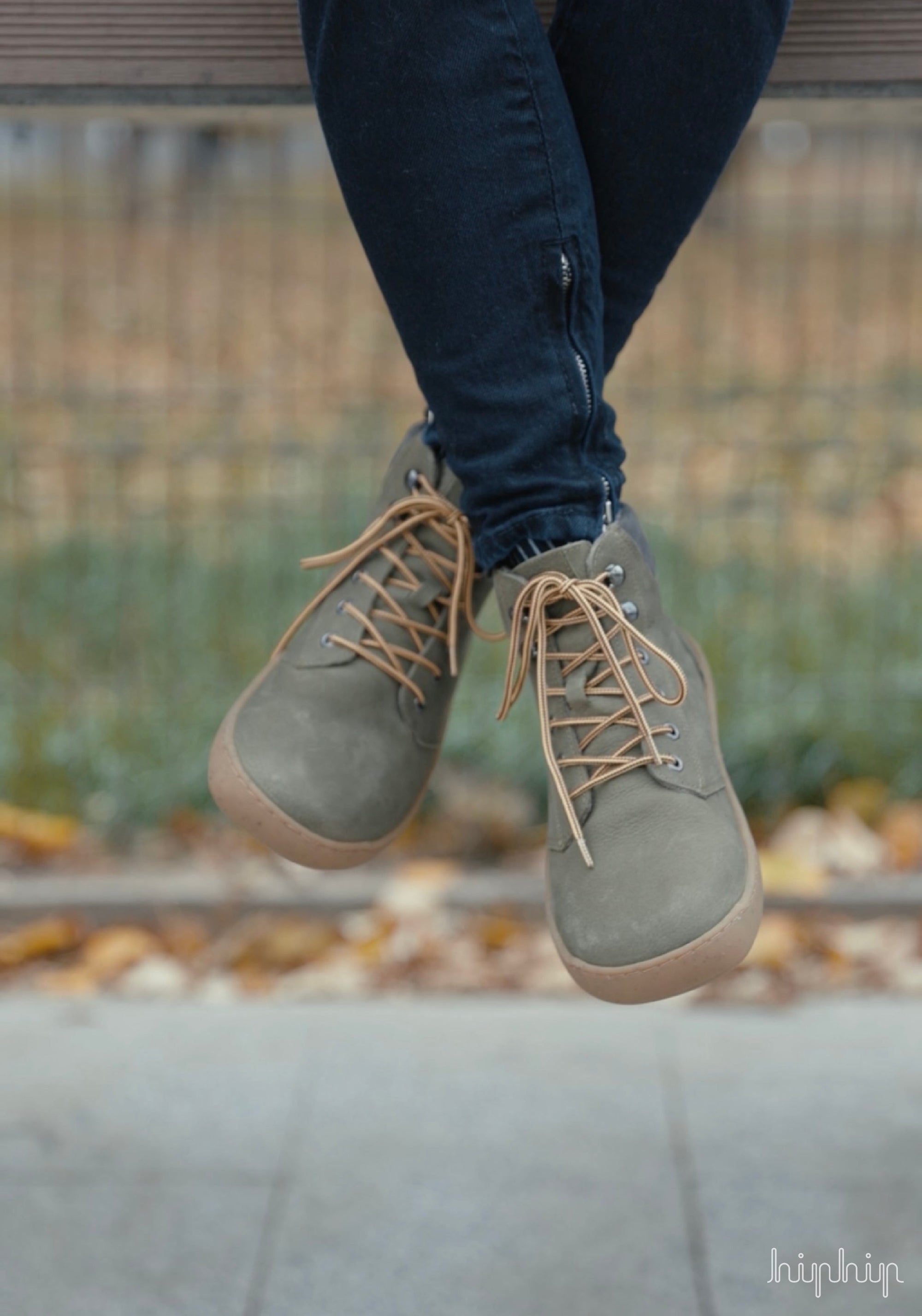 Ghete Barefoot îmblănite adulți - Street Style Olive BLifestyle HipHip.ro