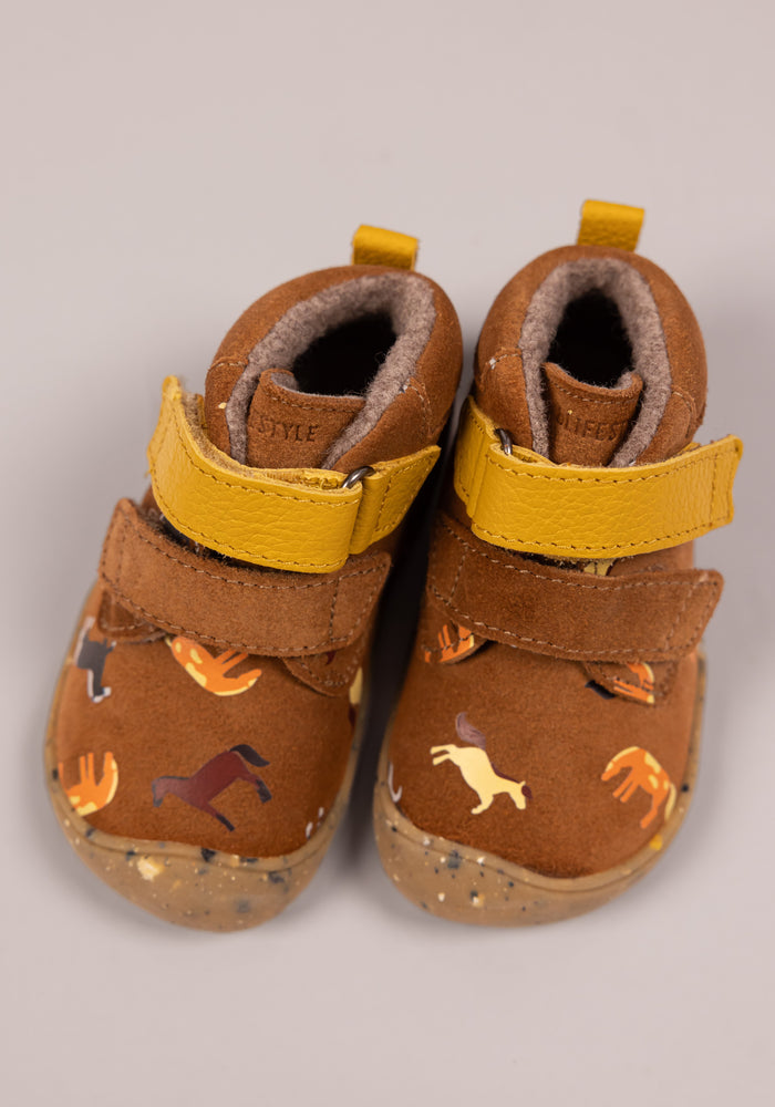 Ghete Barefoot îmblănite - Baby Raccoon Horse