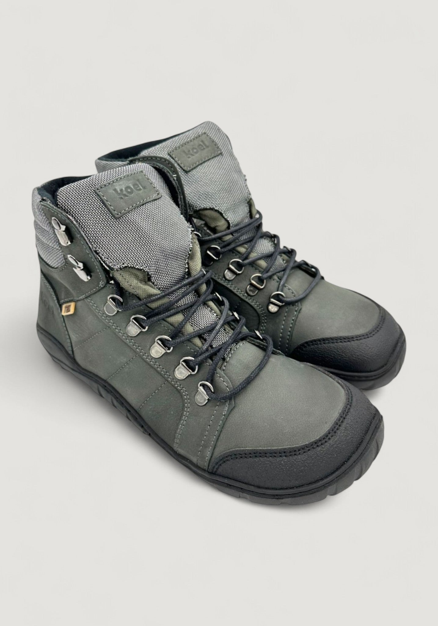 Ghete Barefoot îmblănite bărbați - Paul Dark Grey