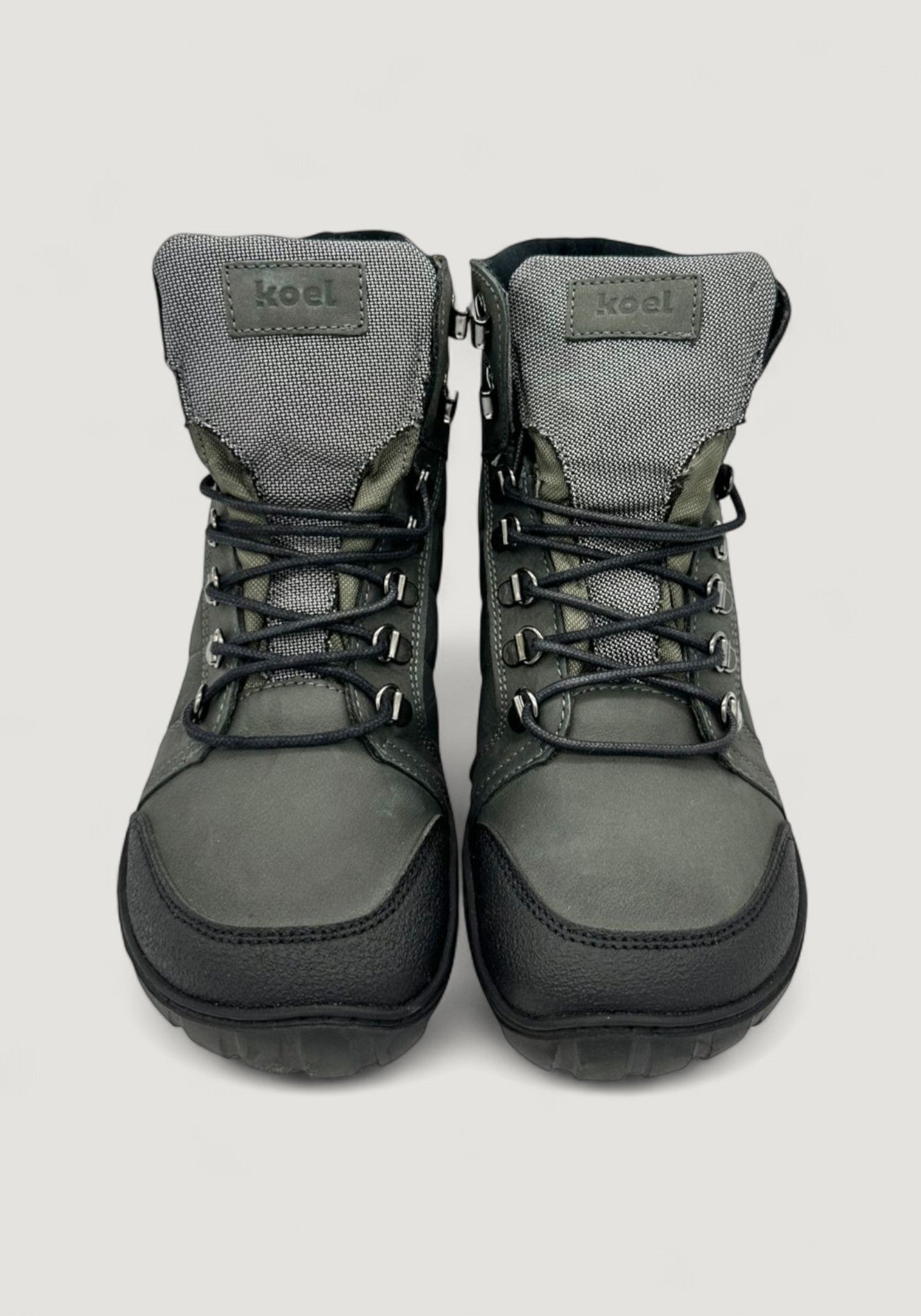 Ghete Barefoot îmblănite bărbați - Paul Dark Grey