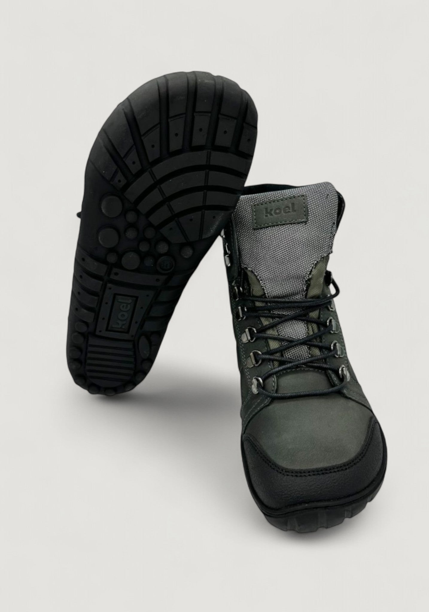 Ghete Barefoot îmblănite bărbați - Paul Dark Grey