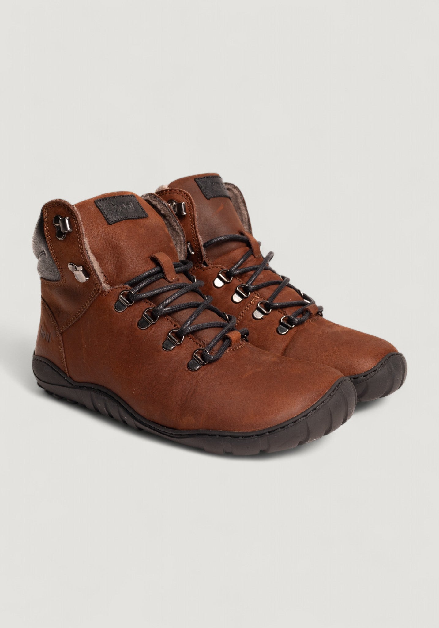 Ghete Barefoot îmblănite bărbați - Porter Chocolate