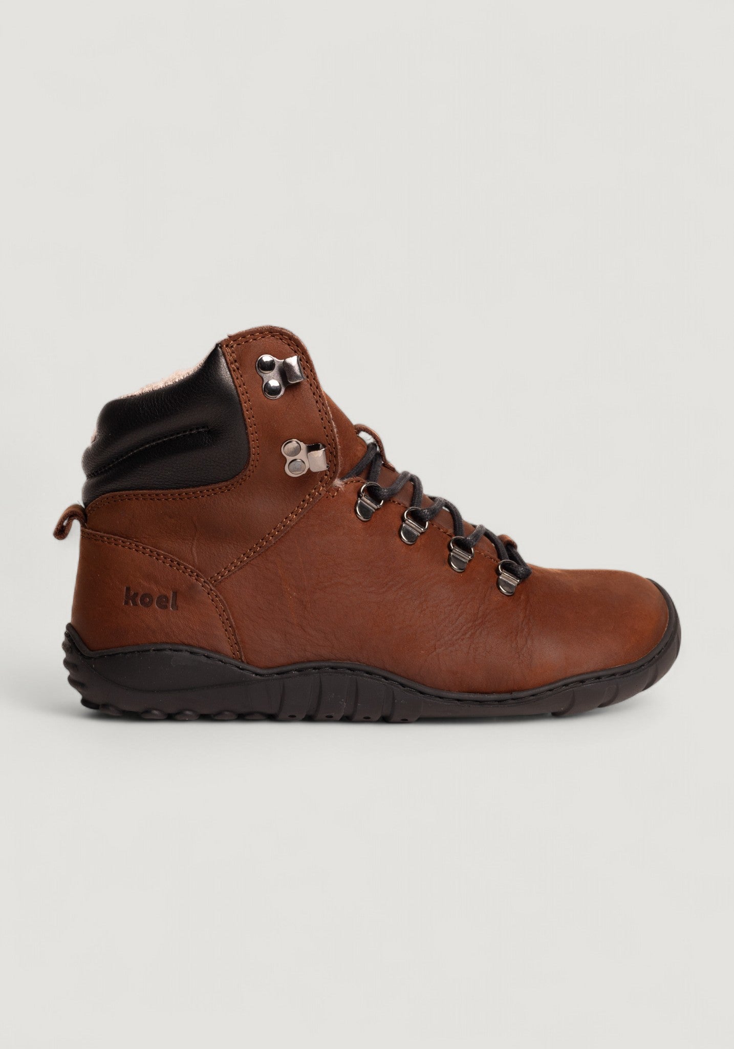 Ghete Barefoot îmblănite bărbați - Porter Chocolate
