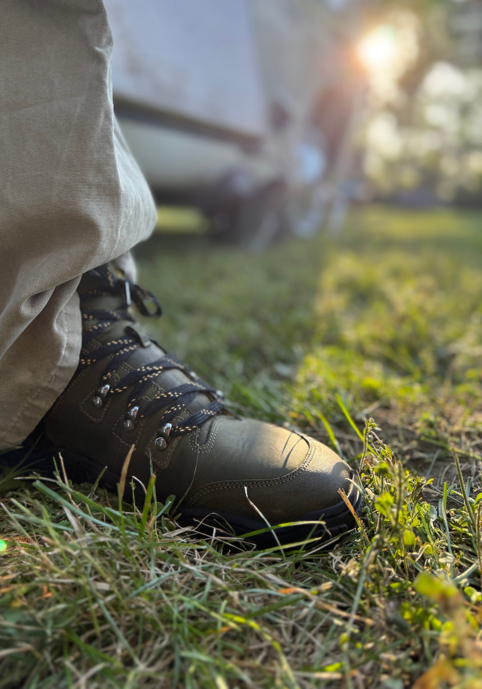 Ghete Barefoot îmblănite bărbați - Robo Olive