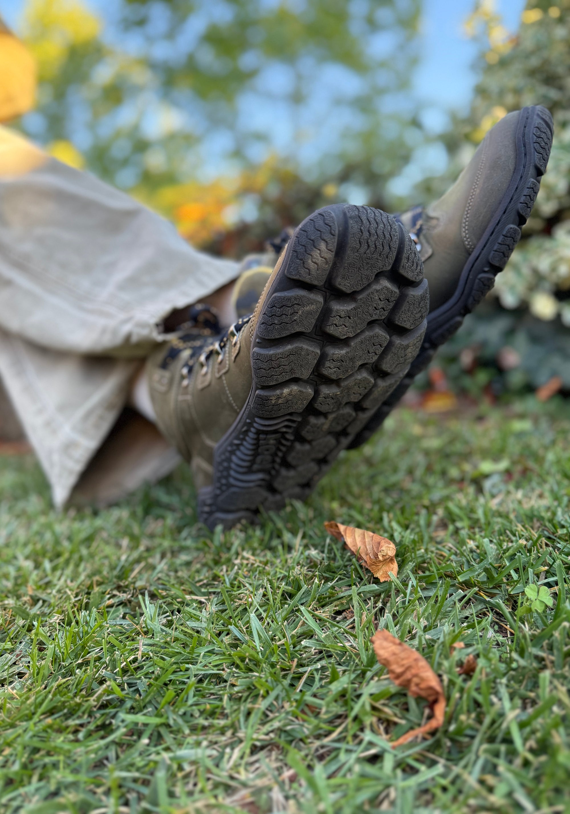 Ghete Barefoot îmblănite bărbați - Robo Olive