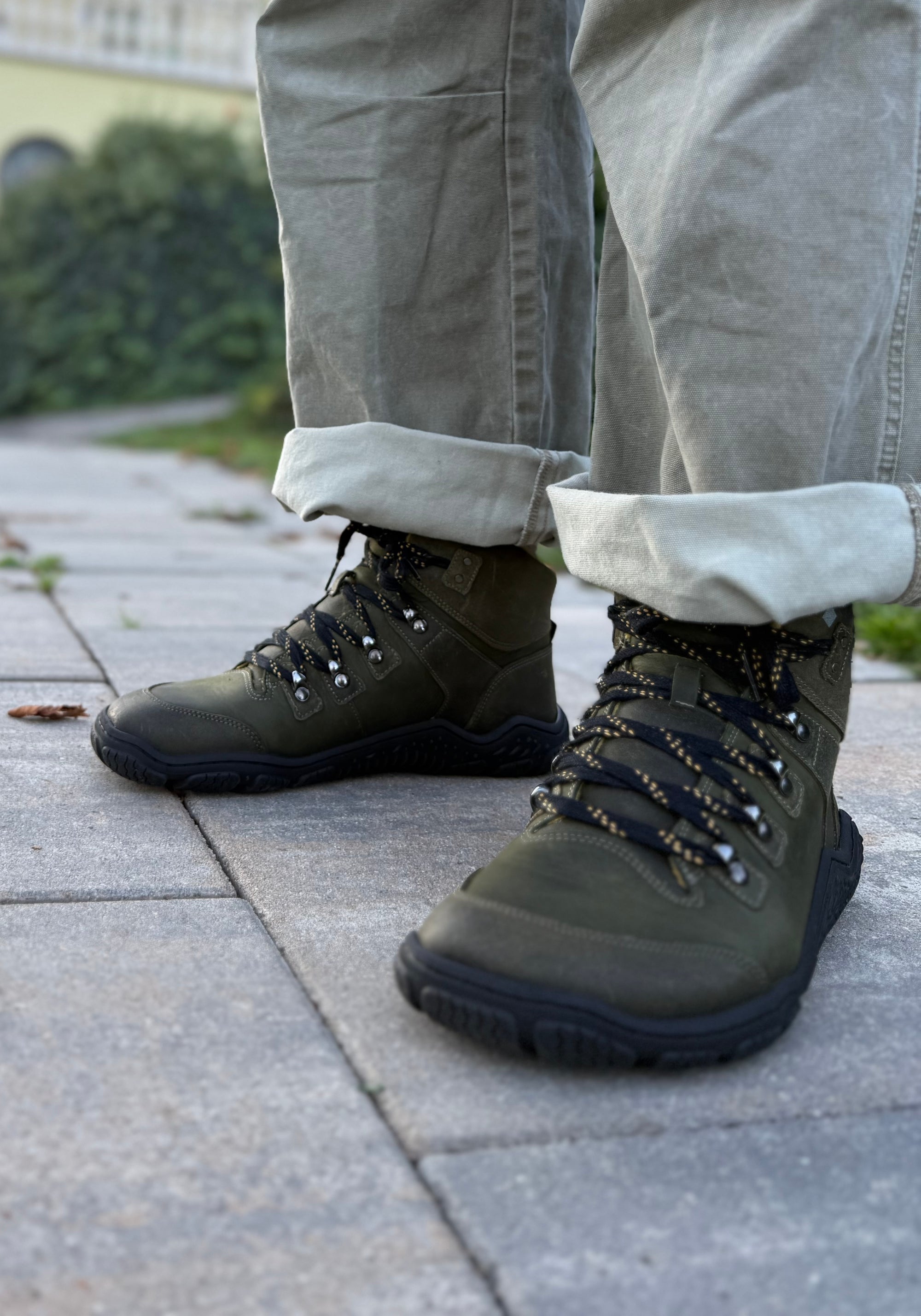 Ghete Barefoot îmblănite bărbați - Robo Olive