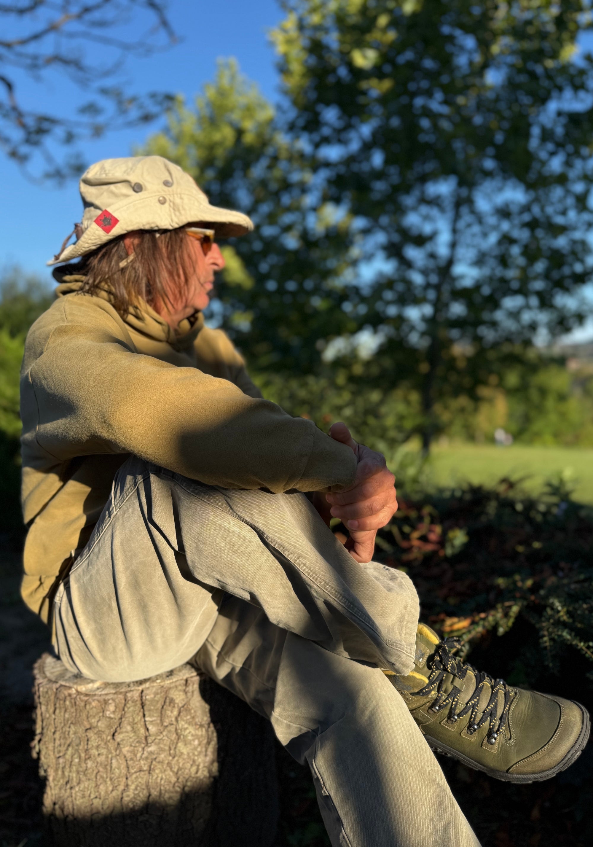 Ghete drumeție Barefoot îmblănite bărbați - Robo Olive